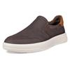 Slipper ECCO "ECCO Move M", Herren, Gr. 42, braun (dunkelbraun, cognac), Leder, klassisch, Schuhe, Halbschuh, Freizeitschuh, Schlupfschuh mit Stretcheinsätzen