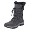 Stiefel RIEKER "Rieker Stiefel Lederimitat", Damen, Gr. 37, grau (anthrazit), Lederimitat, casual, Schuhe