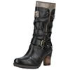 High-Heel-Stiefel MUSTANG SHOES "Mustang Shoes Stiefel Lederimitat", Damen, Gr. 42, schwarz, Lederimitat, casual, Schuhe