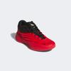 Basketballschuh ADIDAS PERFORMANCE "DAME X E", Gr. 45, pure ruby, core schwarz, zero metallic, Textil, Synthetik, sportlich, Schuhe, Signature-Schuh von Damian Lillard