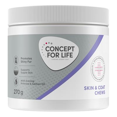270g Skin & Coat Supplements Chews - Concept for Life Ergänzungsfutter für Hunde
