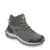 Wanderschuh MEINDL "Meindl Dallas Mid GORE-TEX grau/gelb", Gr. 45, schwarz, Veloursleder, Mesh, unifarben, Schuhe, GORE-TEX – Winddicht, wasserdicht und atmungsaktiv