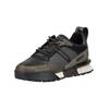 Sneaker REPLAY "Replay Sneaker Leder/Synthetik", Herren, Gr. 44, schwarz (schwarz, grau), Leder, Synthetik, casual, Schuhe