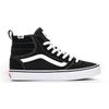 Sneaker VANS "ASHWOOD HI VANSGUARD", Gr. 44,5, schwarz-weiß (schwarz, weiß), Leder, Synthetik, sportlich, Schuhe