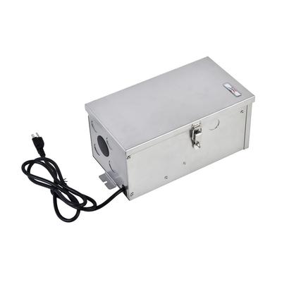 Indigo Home Low Voltage Landscape Transformer 600W, 120V - Stainless Steel