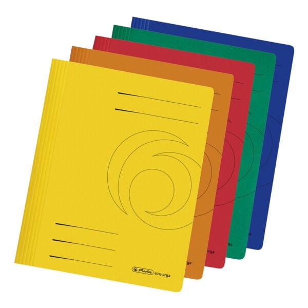 Herlitz Schnellhefter easyorga A4 Karton 240 g/m² 10 Stück mehrfarbig, 26.3x31.8 cm Image
