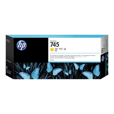 Original HP F9K02A / 745 Druckerpatrone Gelb Image