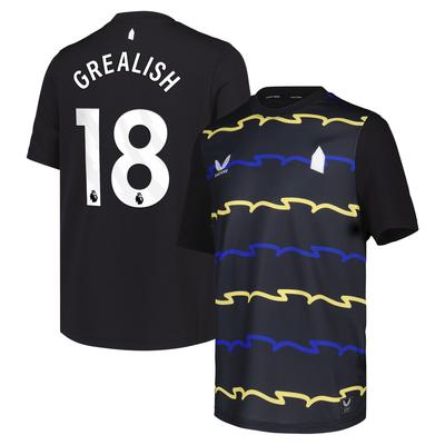Everton Castore 2025-26 Ausweichtrikot - Kinder mit Aufdruck Grealish 18 Image