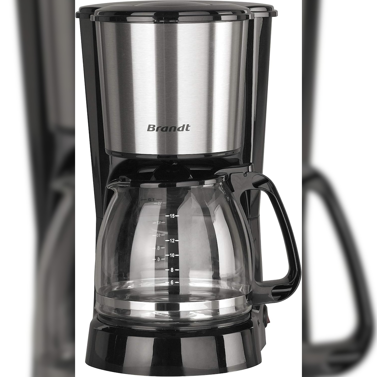 BRANDT Filterkaffeemaschine CAF815X 1.5l Kaffeekanne, Korbfilter, 800 Watt Image