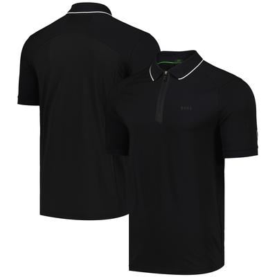 The Open BOSS Schlanke Passform Polo - Schwarz Image