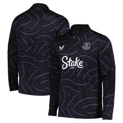 Everton Castore Third Matchday 1/4 Zip Midlayer - Schwarz Image