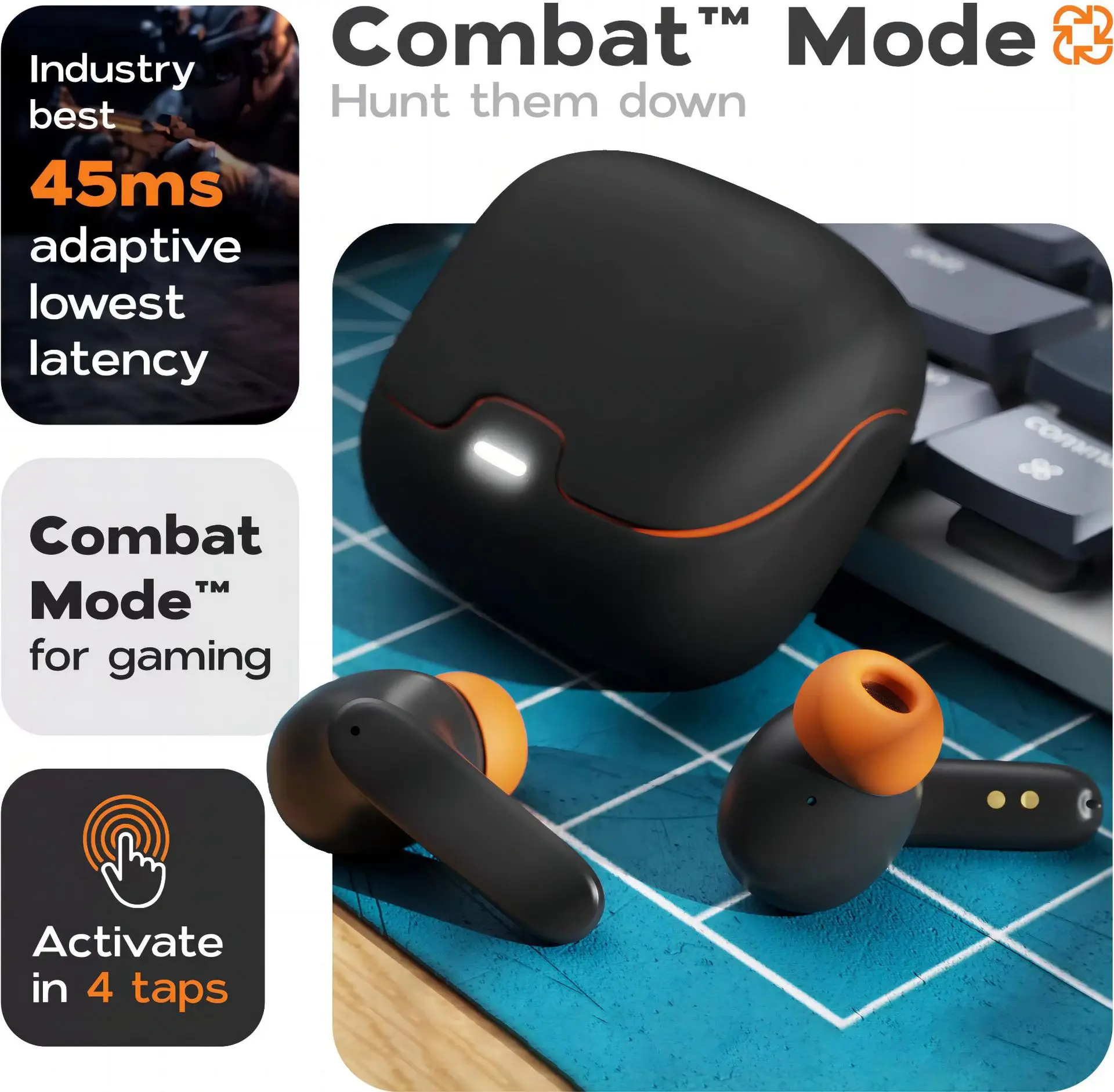 5.4 Bluetooth TWS sans fil Bluetooth écouteurs Ultra-basse latence double Microphone ENC suppression du bruit dans l