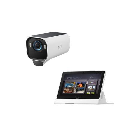 eufy Smart Display E10 + eufyCam S3 Pro Add-on Camera White