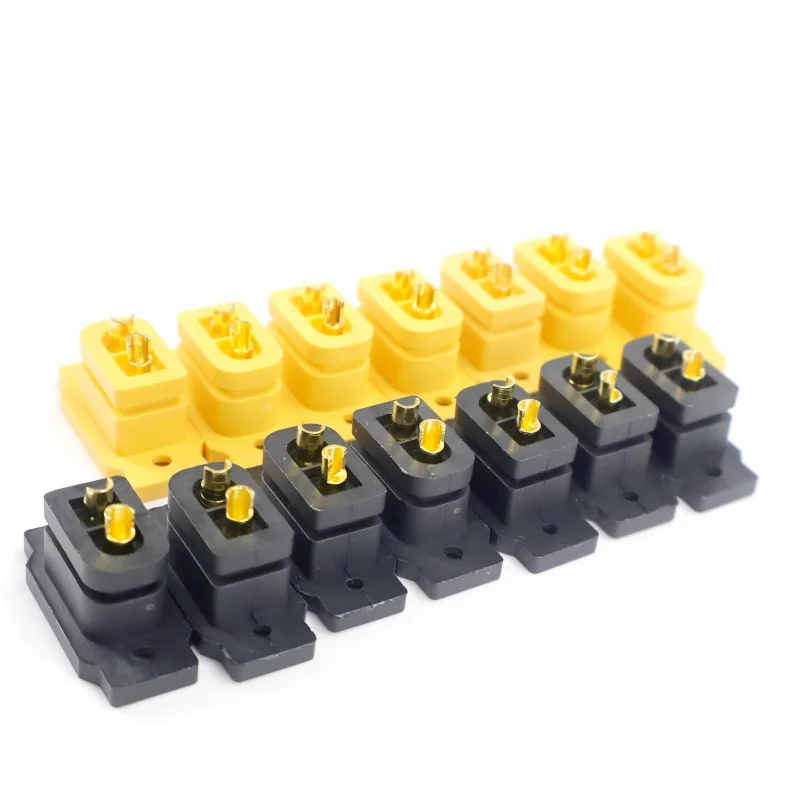 7PCS XT60E-F weibliche stecker stecker XT60 buchse stecker panel montage schrauben für FPV lithium-batterie RC quadcopter drohne Image