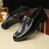 Frühling Herbst Herren Freizeit schuhe Herren Round Toe Herren Slipper formelle Business Slip-On Herren flache Schuhe Zapatos de Hombre