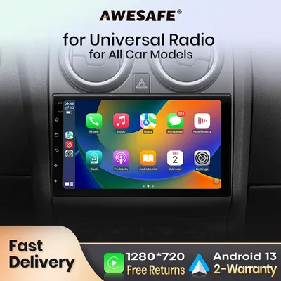 AWESAFE PX9 7 "Universal Car Radio Multimedia for VW Car Radio Multimedia Navigation Android 14 2din Autoradio CarPlay Stereo