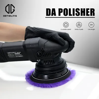 DETAILING 21 mm Dual Action Polierer 6 Zoll Poliermaschine Auto Puffer Polierer zum Entfernen von Wirbeln Elektrische Maschine Kfz-Werkzeuge