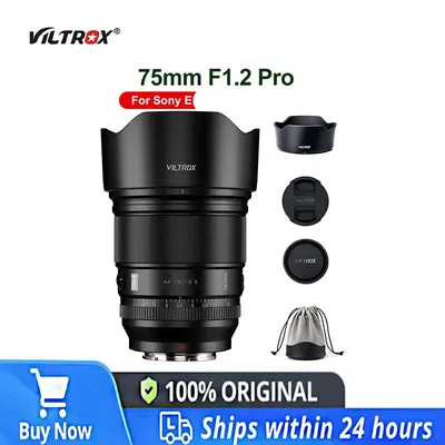 Viltrox 75mm F1.2 Pro Cameras Lens APS-C Auto Focus Lens For Sony E Nikon Z Fujifilm X Mount Mirrorless Cameras