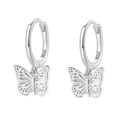 Hey Happiness - Schmetterling Huggie Ohrringe aus 925er Sterlingsilber 1 pair Damen (42.89 € / ) Image
