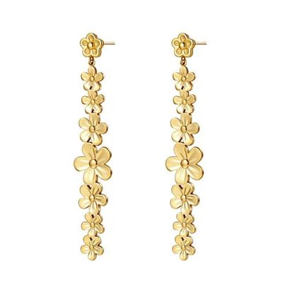 Hey Happiness - Gänseblümchen-Kaskade Drop-Ohrringe aus Edelstahl 1 pair Nude Damen (49.2 € / ) Image
