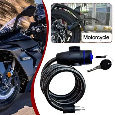 Fahrrad Key Lock Kette Fahrrad Trolly Sicherheit Stahl Draht Kabel Locker Werkzeug Für Elektrische Fahrrad Motorräder Cyclinga Zubehör