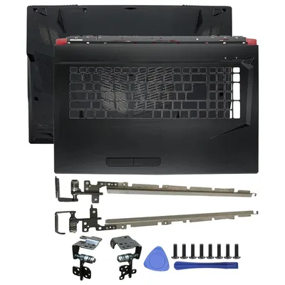 NEW Laptop Case for MSI GL73 GP73 GP73M MS-17C5 17C6 Series Notebook Palmrest Bottom Case Hinges Laptop Accessories