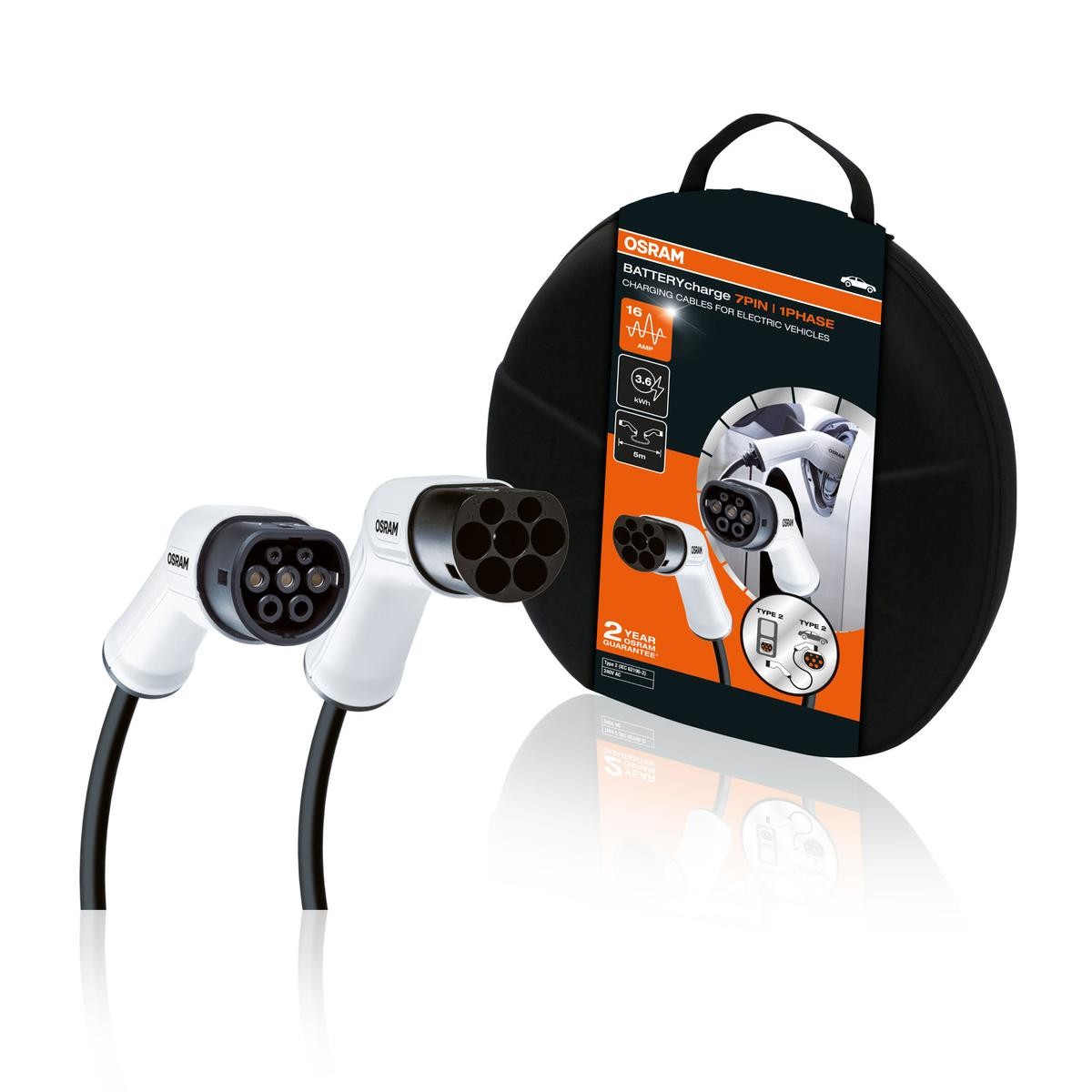 OSRAM Ladekabel VW,MERCEDES-BENZ,OPEL OCC21605 Image
