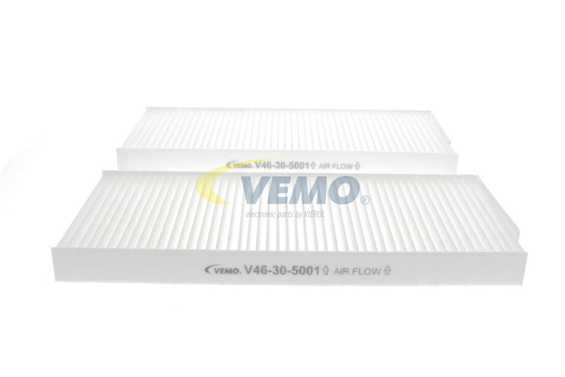 VEMO Innenraumfilter MERCEDES-BENZ,OPEL,RENAULT V46-30-5001 A4158351100,2789100Q0D,272771758R 8201676037,4419683,93197779,95525119,4333149,A4158351300 Image