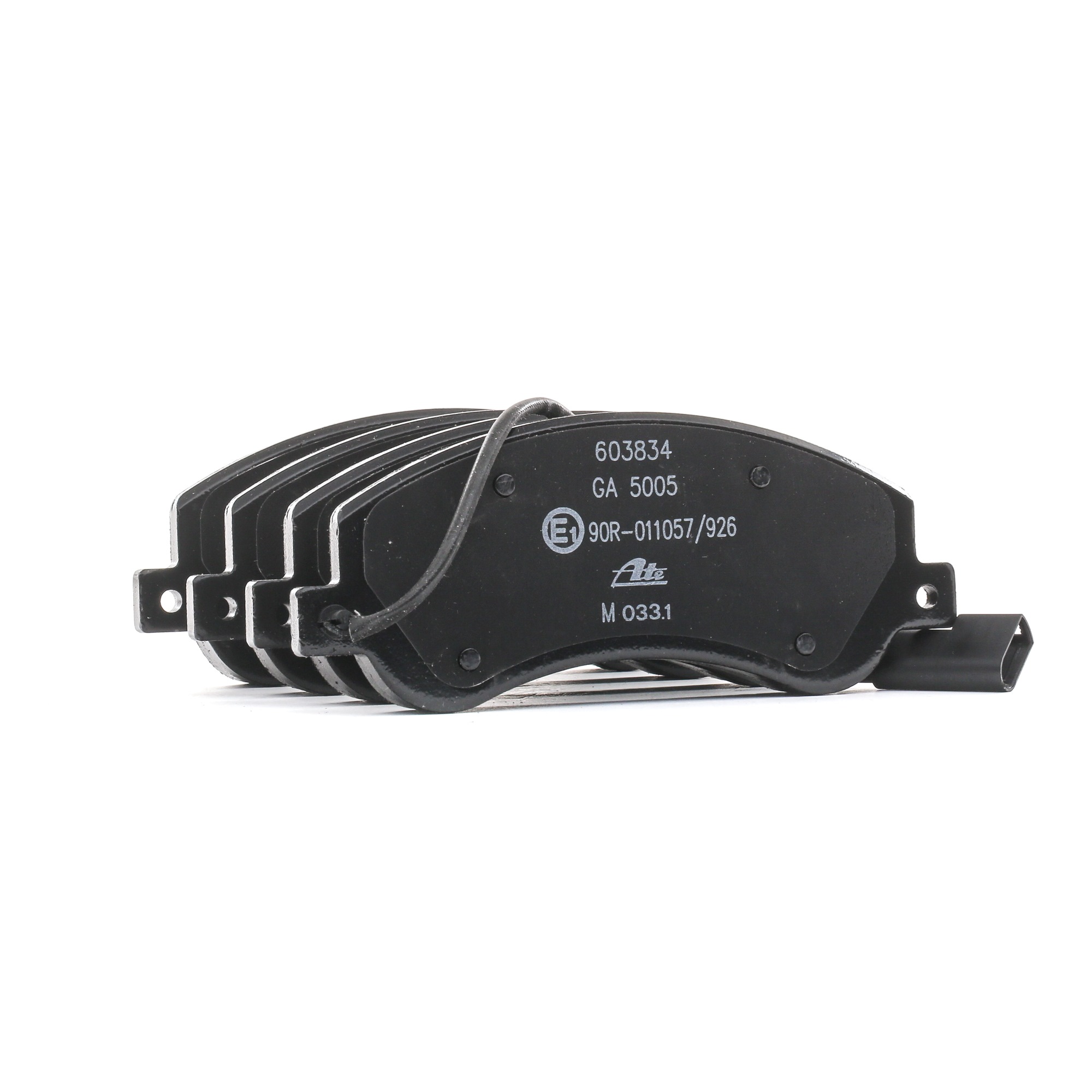 ATE Bremsbelagsatz FORD 13.0460-3834.2 1371402,1433952,1553797 1560014,1721087,1824346,6C112K021AE,6C1J2K021AA,6C1J2K021AB,9C112K021AA Image