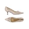 Stuart Weitzman Damen Pumps, Gr. 41, beige, kein Etikett