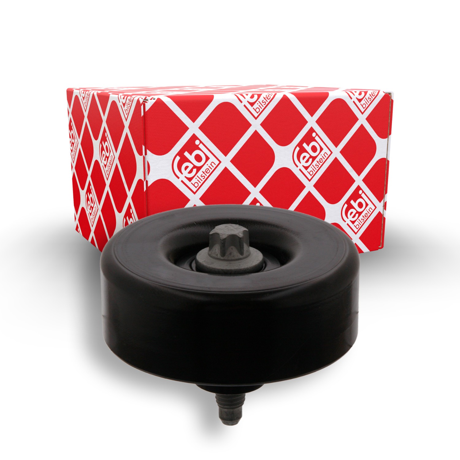 FEBI BILSTEIN Umlenkrolle PORSCHE 34537 99611501573,99611501574,99611501575 Führungsrolle,Umlenk-/Führungsrolle, Keilrippenriemen Image