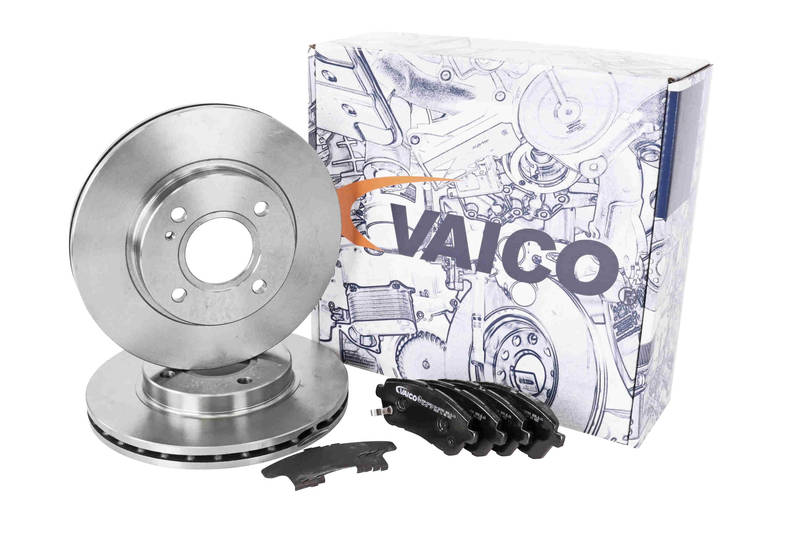 VAICO Bremsscheiben und -beläge FORD V25-1509 1546835kit,AE8Z2001C,BRF1379 DFY13328ZA,5581071L50,04465B1120,1523795kit,1719275,1855307,8V511125AC Image