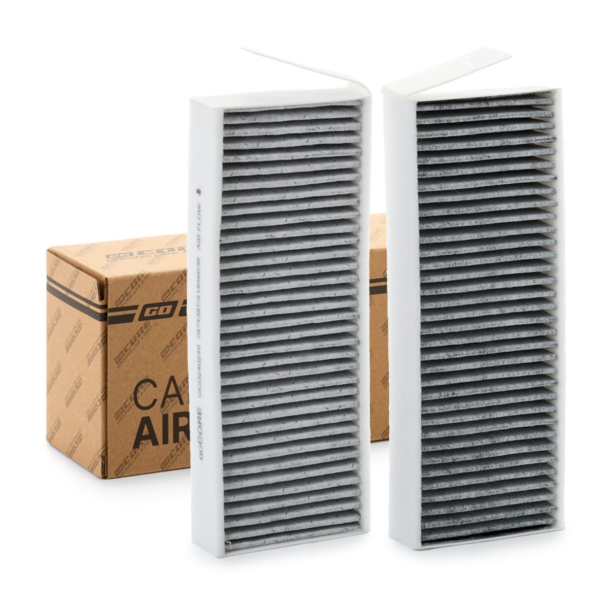 goCORE Innenraumfilter OPEL,PEUGEOT,CITROËN GCD240249 1612920480,1616959280,9804163480 9822326680,9837470680 Image