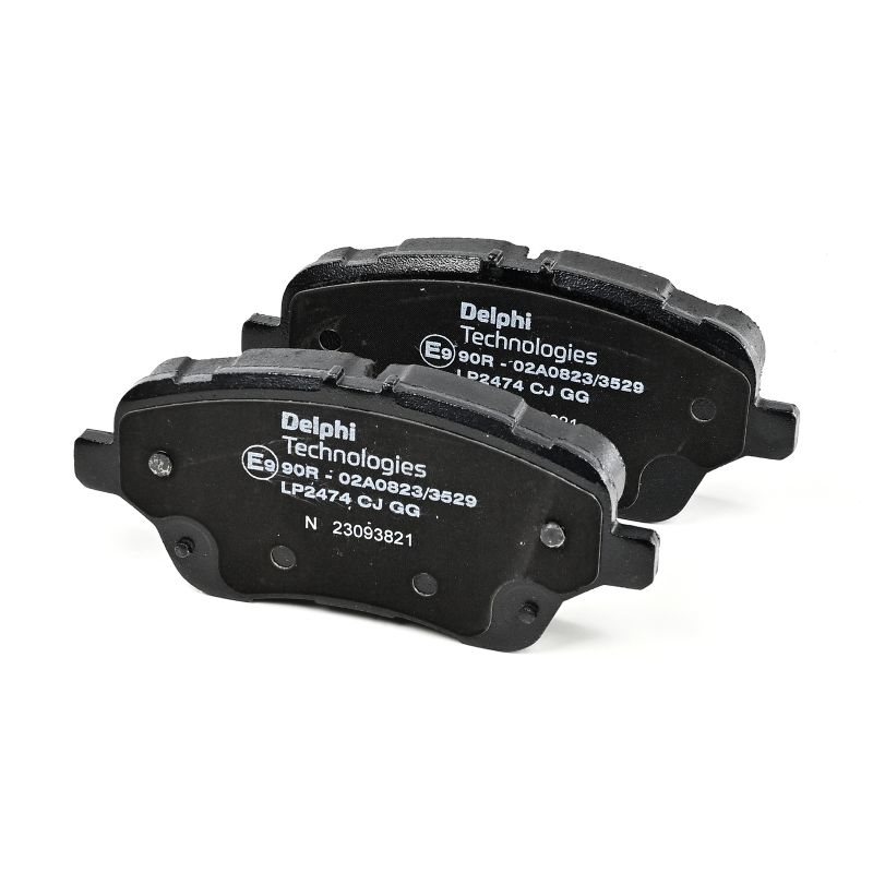 DELPHI Bremsbelagsatz FORD LP2474 1848532,1860476,AY112K021BA AY112K021BB,AY112K021BC,MEAY1J2K021AA,1751951,1765066,1775672,1785193,2236050 Image