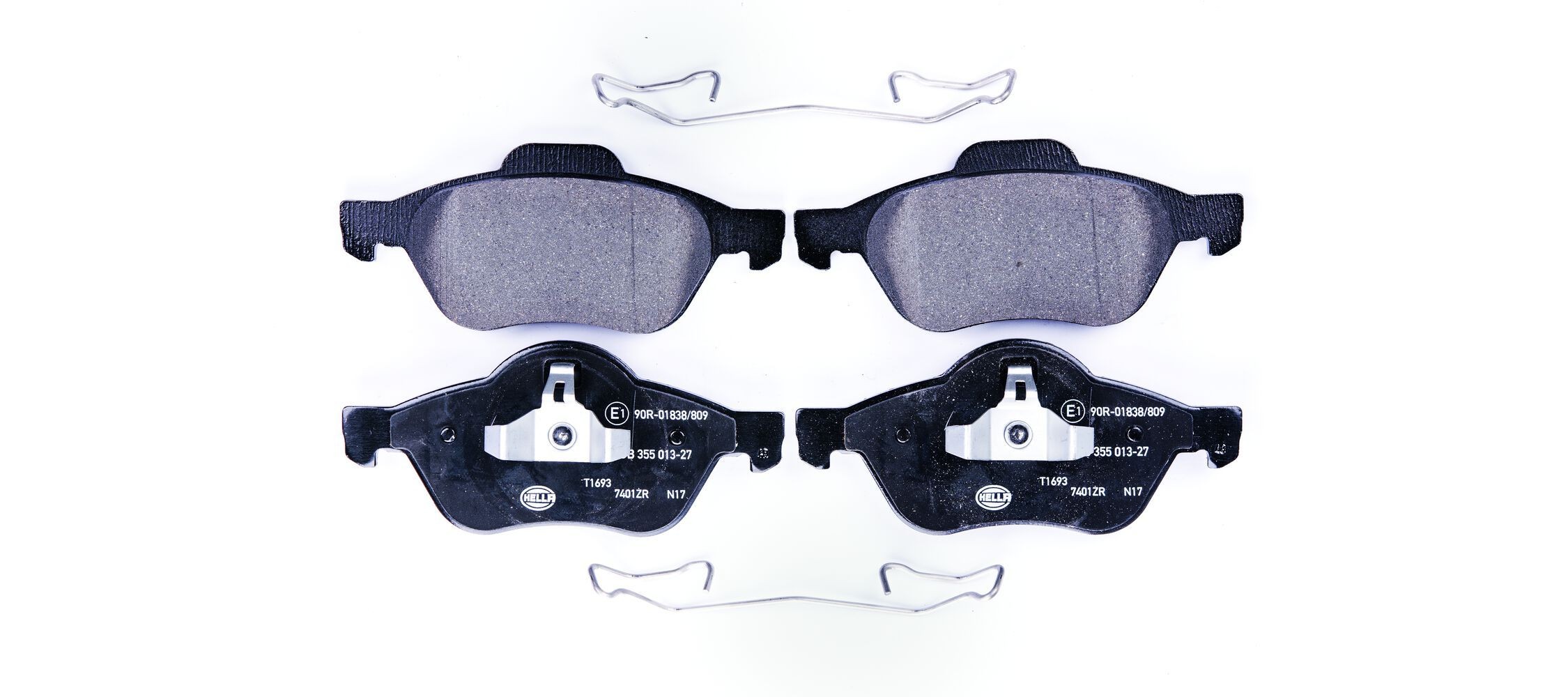 HELLA Bremsbelagsatz RENAULT 8DB 355 013-271 7701209670,7701210127,7711130086 8750D1542,410601237R,7701209100 Image