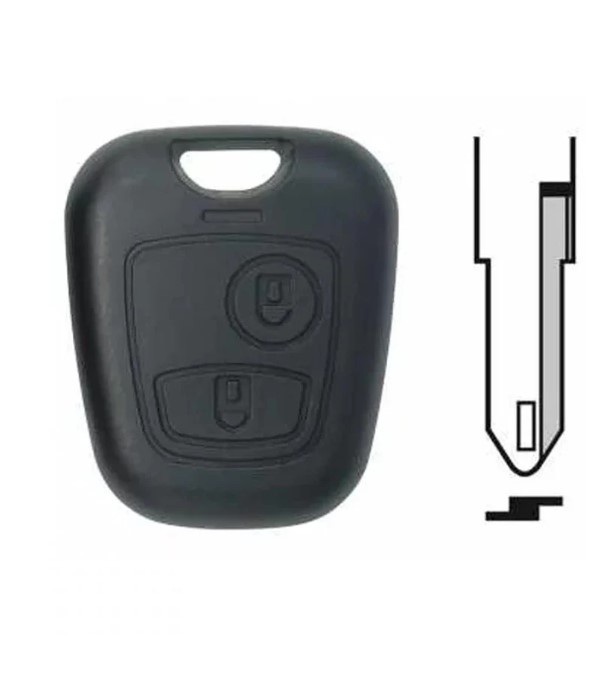 KEYSKAR Gehäuse, Autoschlüssel PEUGEOT PC2TL Image