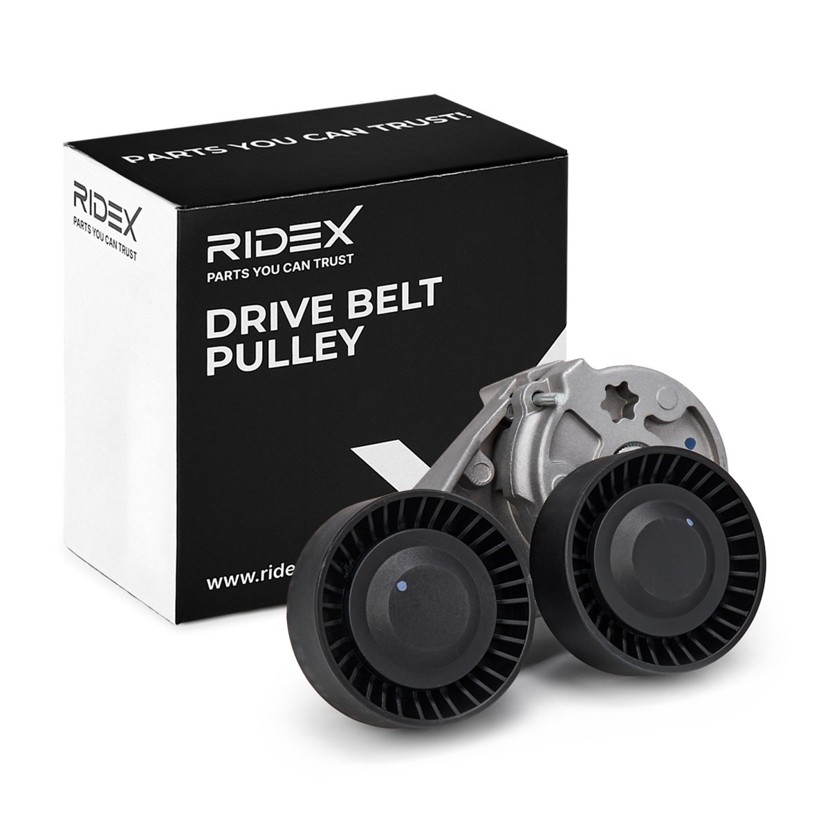 RIDEX Umlenkrolle VOLVO 312D0079 30637070,30637961,30757056 Führungsrolle,Umlenk-/Führungsrolle, Keilrippenriemen 31251252,8653137 Image