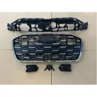 La griglia originale è adatta per Audi A6 (2019-2025) A6L (2019-) S6 (2024+) Accessori per avvolgimento anteriore automobilistico