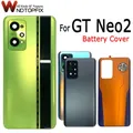 6.62 "Nuovo Per Realme GT Neo 2 Coperchio Della Batteria Alloggiamento Posteriore Custodia In Vetro RMX3370 Per Realme GT Neo 2 Copertura Posteriore Parti di Ricambio
