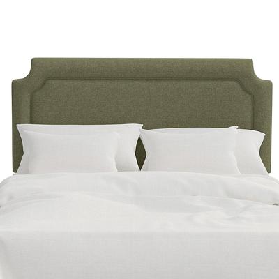 Vanessa Headboard - Clipped, Clipped/Linen Sage, King - Grandin Road