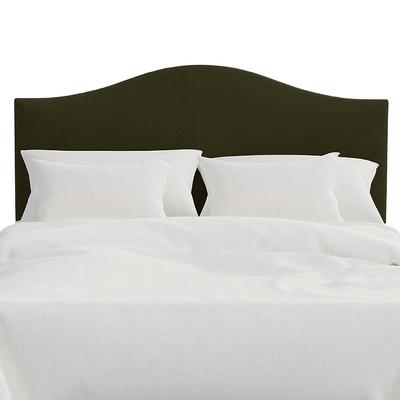 Vanessa Headboard - Arched, Arched/Velvet Green, Queen - Grandin Road