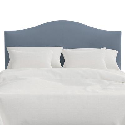 Vanessa Headboard - Arched, Arched/Velvet Ocean, Queen - Grandin Road