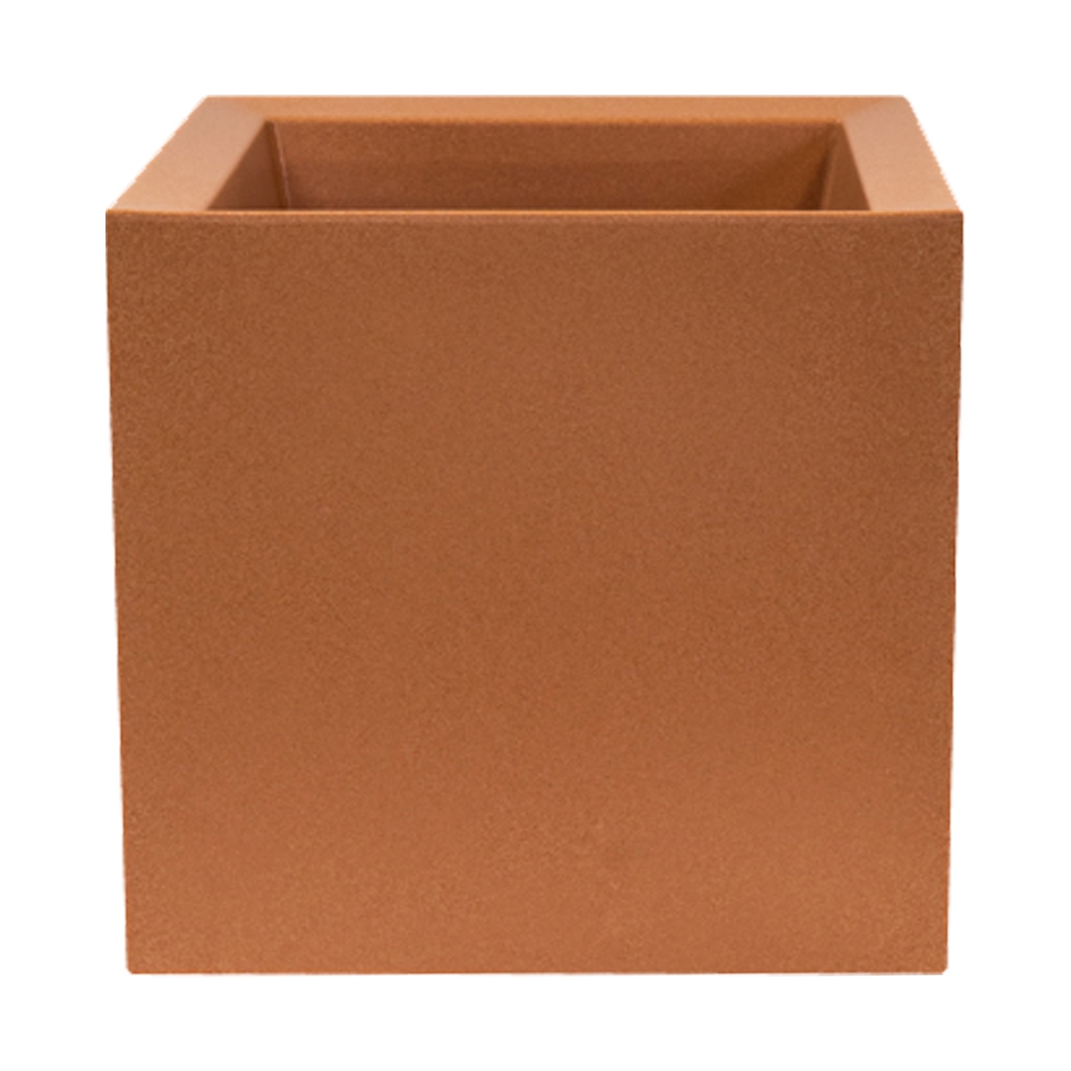 WellHome - Blumentopf Modell "Dan-i cube collection" 95L Terrakottafarbe 50x50cm Image