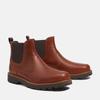 Chelseaboots TIMBERLAND "BRITTON ROADMID CHELSEA BOOT", Herren, Gr. 41, md brn f grain w dk brn, Leder, sportlich, Schuhe, Stiefelette, Winterschuhe, Ankle Boots