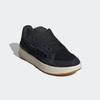 Sneaker ADIDAS SPORTSWEAR "ASPYRE 00S", Gr. 38,5, core schwarz, silber metallic, gum10, Leder, Textil, sportlich, Schuhe