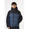 Steppjacke GARCIA, Jungen, Gr. 128/134, midnight haze, Web, Obermaterial: 100% Polyester, mehrfarbig, casual, regular fit taillenbedeckt, Langarm elastischer Bund, Jacken, mit Kapuze for BOYS