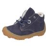 Lauflernschuh PEPINO BY RICOSTA "Colin WMS: weit", Kinder, Gr. 25, blau (navy), Leder, casual, Schuhe, Babyschuh, Winterstiefel mit Warmfutter, Größenschablone zum Download
