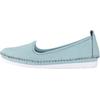 Slipper ANDREA CONTI, Damen, Gr. 41, blau (hellblau), Glattleder, Leder, modisch, Schuhe