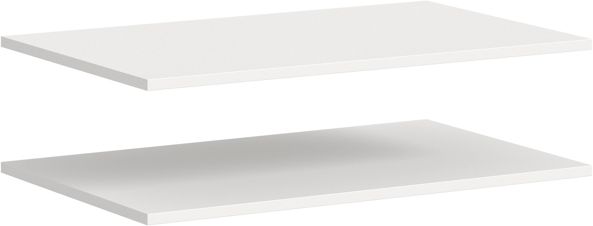 Einlegeboden HOME AFFAIRE "Skarde, Einlegeböden 77 cm", weiß, B:77cm H:1,6cm T:48cm, Spanplatte, Einlegeböden, Skarde, Einlegeboden 2er Set, 77 cm