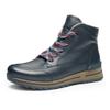 Winterboots ARA "OSAKA", Damen, Gr. 5 (38), blau (dunkelblau), Glattleder, unifarben, sportlich, Schuhe, Schnürboots, High Top Sneaker in H-Weite